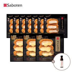 상품 이미지: 사보텐 일본 정통 등심 돈까스 130g 7팩 치즈 140g 3팩 + 소스 220g