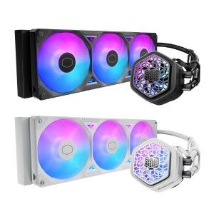 상품 이미지: 쿨러마스터 MASTERLIQUID 360 ATMOS II VRM Fan (블랙)