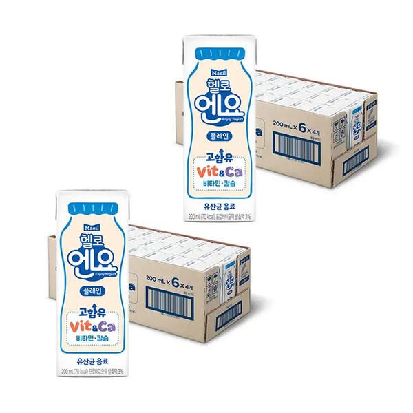 상품 이미지: 헬로엔요 플레인 200ml ,48개