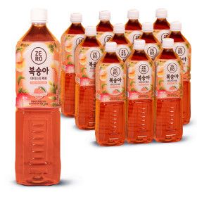 상품 이미지: 대용량 제로 아이스티 복숭아 1.5L 12개입