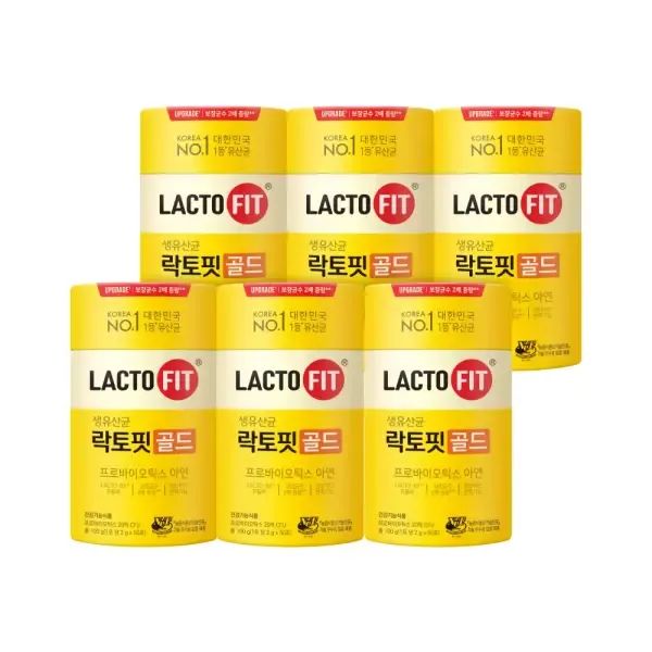 상품 이미지: 종근당건강 공식 락토핏 골드 50포 6통 (300일분)