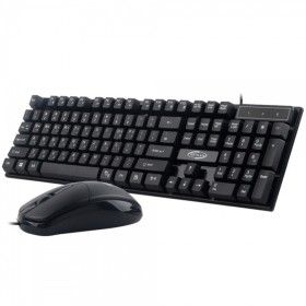 상품 이미지: 유선 USB 키보드 마우스세트 광 멤브레인 높이조절 숫자키패드 스위치 슬림 사무용 컴퓨터 PC방 저소음