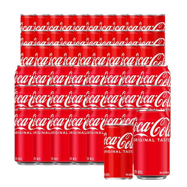 상품 이미지: 코카콜라 190ml 30캔 + 코카콜라 350ml 24캔