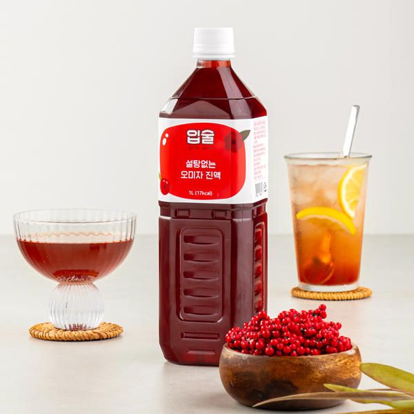 상품 이미지: [추천] 무설탕 100% 국내산 입술 오미자진액 1000ml 2병