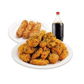 상품 이미지: (60계치킨) 크크크치킨 포테이토치즈스틱 콜라1.25L