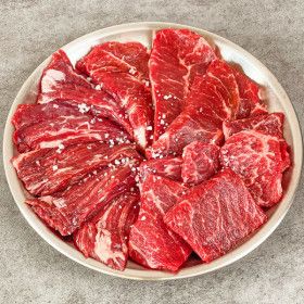 상품 이미지: (오픈기념특가)소고기모듬 1kg(갈비살 200g+부채 300g+토시 300g+우삼겹 200g) 구이용소고기 4종 가성비세트