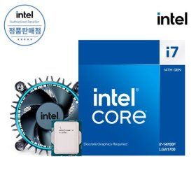 상품 이미지: 인텔 CPU 코어 i7-14세대 14700F 랩터레이크 리프레시