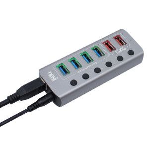 상품 이미지: USB3.0 허브 멀티 6포트 유전원 분배기 PC 확장 연결