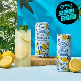 상품 이미지: 돈시몬 스파클링 무탄산 리얼 착즙 에이드 레몬 자몽 330ml 12입 / 1.5L 6입 구성