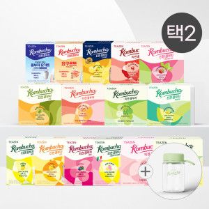 상품 이미지: 티젠 신상 콤부차 30스틱X2박스 택2 보틀증정 (총60스틱) / 정상가 42.000원