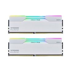 상품 이미지: ESSENCORE KLEVV DDR5-6000 CL30 CRAS V RGB 화이트 패키지 서린 (32GB(16Gx2)), 16GB 2개