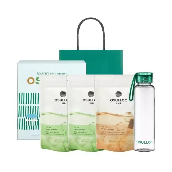 상품 이미지: 오설록 찬물 스틱 기획(찬물 녹차20입x2개+찬물 루이보스20입+스트랩보틀500ml), 1개