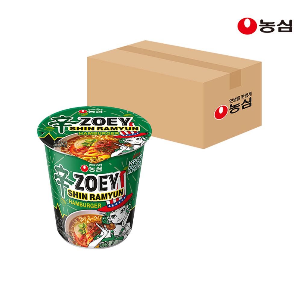 상품 이미지: 농심 신라면 헌트릭스 에디션 조이(햄버거컵) 6입