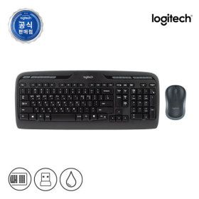 상품 이미지: 로지텍코리아 공식 로지텍 MK330R 콤보 무선 키보드 마우스 세트 스마일캐쉬 1% 지급
