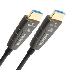 상품 이미지: AOC하이브리드 광 4K HDMI케이블 15M 2.0V 60Hz장거리전송 리피터 증폭기선 모니터 빔프로젝터 TV 셋탑박스