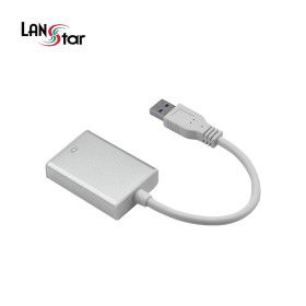 상품 이미지: 랜스타 LS-UH319-W USB3.0 to HDMI 영상 컨버터 오디오 미지원