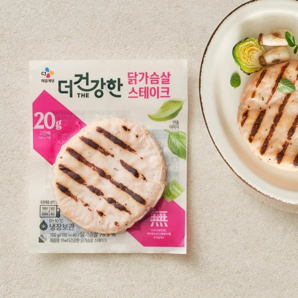 상품 이미지: CJ 더건강한 닭가슴살 스테이크 100g, 20개