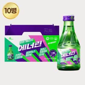 상품 이미지: 에너린 150ml x 10개입 에너지음료 탄산 타우린 비타민B 피로회복 무설탕 무보존료 무감미료 저칼로리