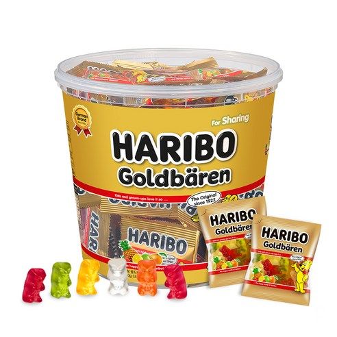 상품 이미지: 하리보 골드베렌 젤리 93개입, 1개, 1kg