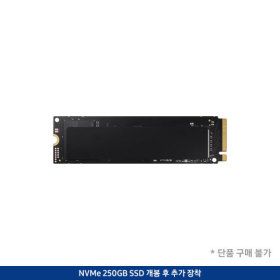 상품 이미지: 추가옵션_ SSD 250GB 추가 장착(확장 슬롯/개봉 후 장착)