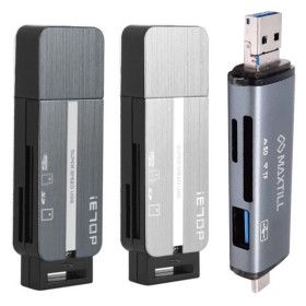 상품 이미지: USB3.0 멀티 카드리더기 SD micro TF CF 메모리 초고속 데이터 전송 네비 자동차 블랙박스 카메라 C타입