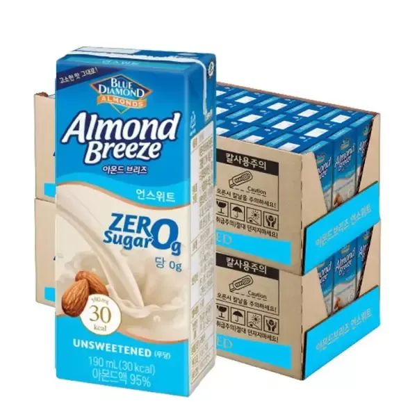 상품 이미지: 아몬드브리즈 언스위트, 190ml, 48개