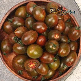 상품 이미지: (신선집중) 탱글탱글 아삭한 흑대추방울토마토 2kg /1~3번과