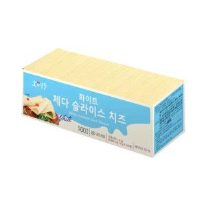 상품 이미지: 동원 소와나무 화이트 체다 슬라이스 치즈 1.8kg(18gx100매)