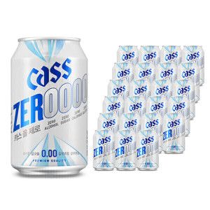 상품 이미지: 카스올제로(0.00) 330ml 24캔 무알콜 맥주맛 음료