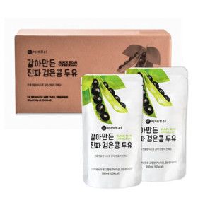 상품 이미지: 검은콩 두유 갈아만든 진한 국내산 두유 180ml x 40팩