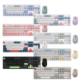 상품 이미지: 지클릭커 오피스프로 WMK529 사일런스 M 무소음 무선 블루투스 키보드 마우스 세트 104키