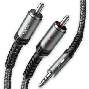 상품 이미지: 3.5mm AUX to 2RCA 케이블 1.5m (1.5m/3m/5m/10m)