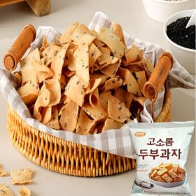 상품 이미지: 다식담 수제 두부과자 두부스낵 간식 80g 10팩