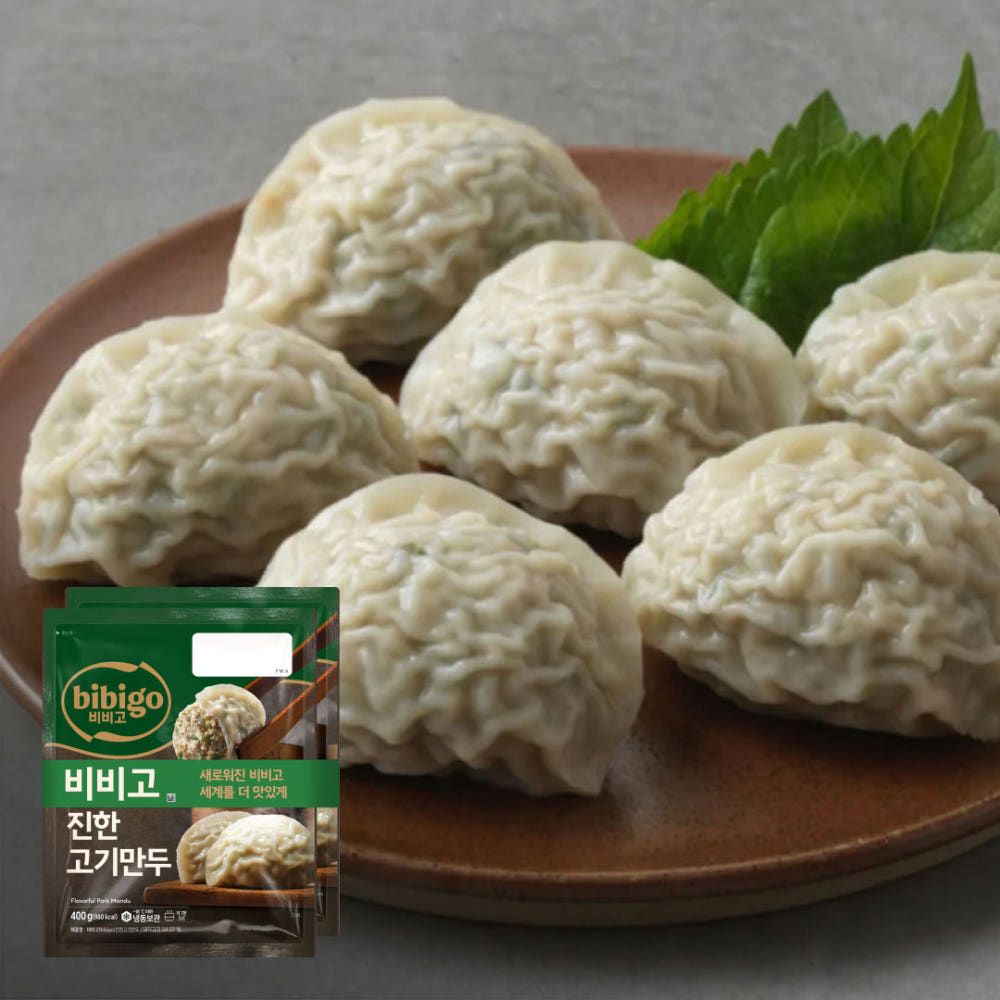상품 이미지: 비비고 얇은피 진한고기만두 400g, 6개