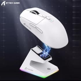 상품 이미지: ATTACK SHARK X6 초경량 무선 게이밍 마우스 26000DPI RGB 마그네틱 충전식