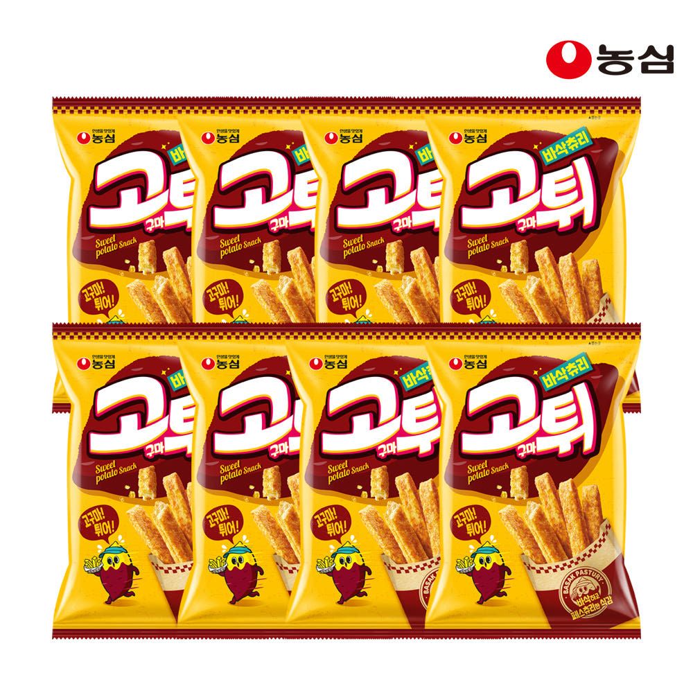 상품 이미지: 농심 바삭츄리 고튀 90g, 8개