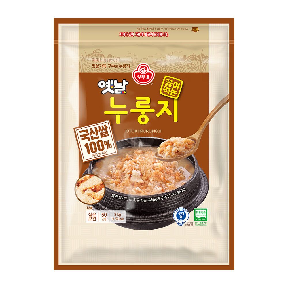 상품 이미지: 오뚜기 옛날 구수한 끓여먹는 누룽지 국산 3kg 외 2종