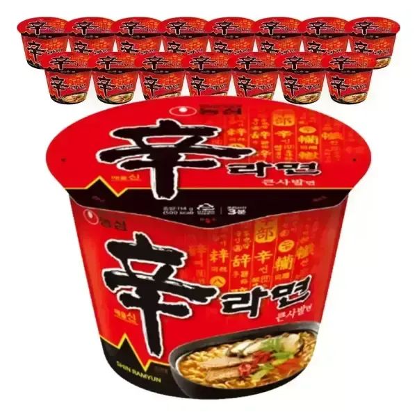 상품 이미지: 농심 신라면 큰사발 114g, 16개