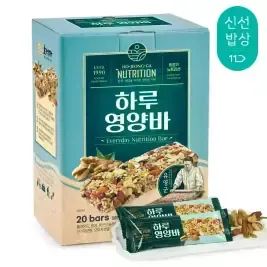 상품 이미지: [품질보장] 호정가 하루영양바 (20개입) / 견과류 가득 프리미엄 뉴트리션바