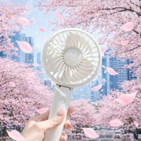 상품 이미지: 저소음팬1위+무선충전크래들 증정) 프롬비 NEW 휴대용 선풍기 사일런트스톰 접이식 저소음 FA135