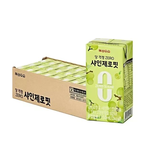 상품 이미지: [내일도착] 부산우유 샤인제로핏 150ml, 24개