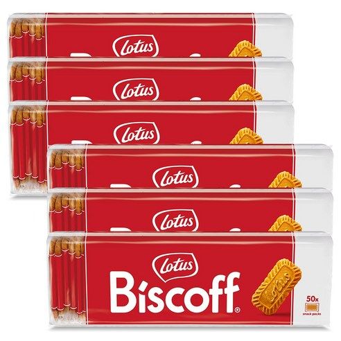 상품 이미지: 로투스 싱글팩 비스켓, 312.5g, 6개