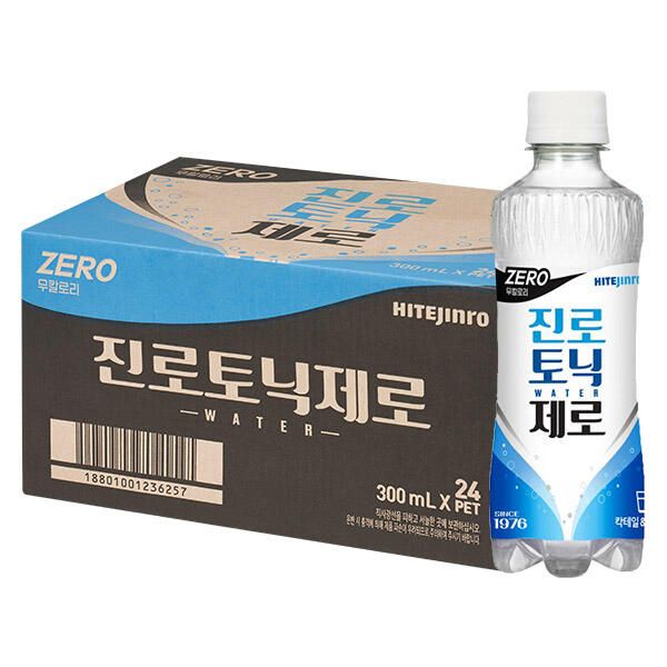 상품 이미지: 하이트진로 토닉워터제로, 300ml, 24개