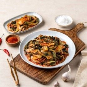 상품 이미지: 얼갈이김치 5kg 보성엔 녹차김치 전라도 겉절이 김치 / 국내산 / 당일제조 / HACCP 인증