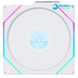상품 이미지: 서린공식 LIAN LI UNI FAN TL Wireless LCD 120 화이트 1팩