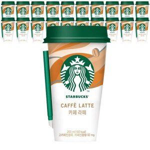 상품 이미지: 스타벅스 카페라떼 컵커피 270mlx20컵+아이스포장