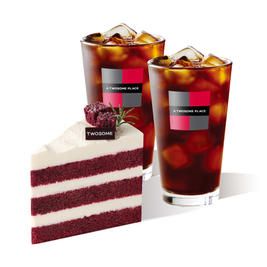 상품 이미지: [투썸] 투썸 레드 벨벳 피스 + 아메리카노 R 2잔