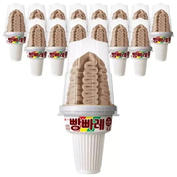 상품 이미지: [슈팅냉동] 롯데웰푸드 빵빠레 콘 초코 195ml, 15개