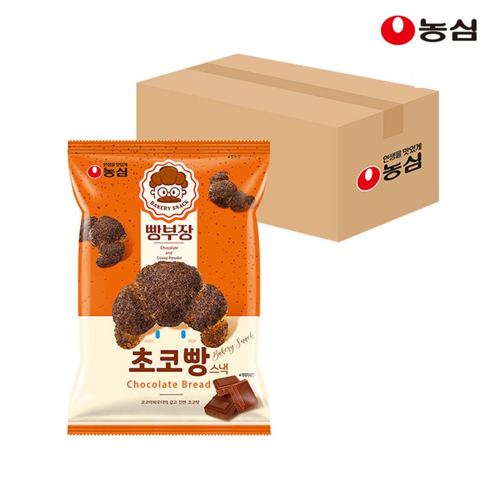 상품 이미지: 농심 빵부장 초코빵, 55g, 16개