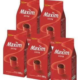상품 이미지: 동서 맥심 오리지날 500g X 5개 블랙 알커피 리필용